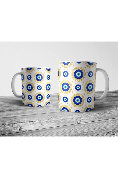 Pixxa Evil Eye Bead Mug Cup Model 2