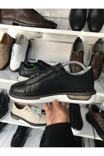 Brs Foam Sole Orthopedic Genuine Leather Men's Shoes