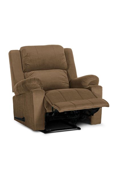 Lazy Vibes Heaven | Velvet Rocking & Rotating Recliner Chair