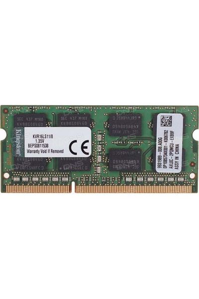 Kingston Kingston 8Gb Ddr3L 1600Mhz Cl11 1.35V Kvr16Ls11-8Wp (Pc3-12800) Notebook Ram