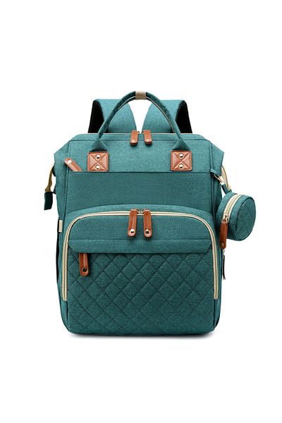 CRACOS Geanta tip rucsac Mommy Bag, Cracos®, material rezistent la apa, saltea de infasat, 42x30x18 cm