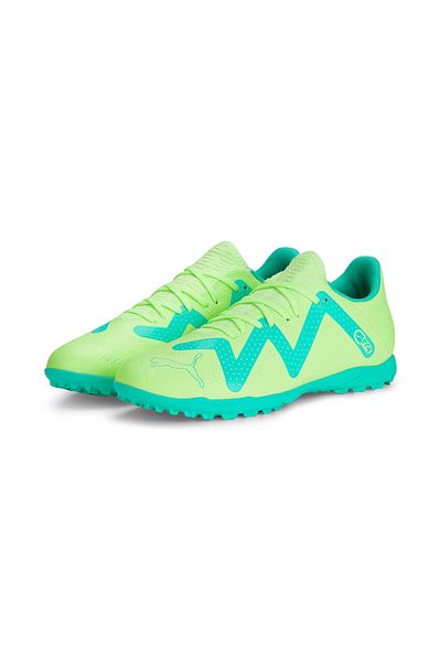 Puma Mens FUTURE Play TT Football Boots Unisex Crampons - Green
