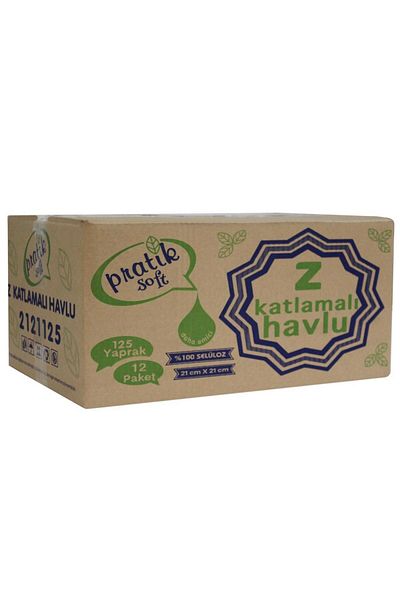ABC Pratiksoft Z Fold Dispenser Paper Towel 125 x 12 Pack