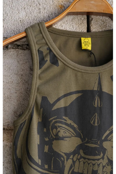 Overdrive Motörhead Tank Khaki Tank Top