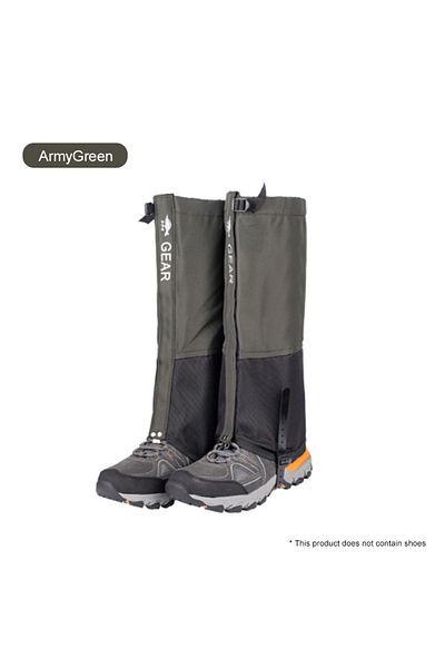 Choice S Green Outdoor Travel Leg Warmers Hiking Leg Gaiter Waterproof Legging Shoes Hunt Climbing Camping