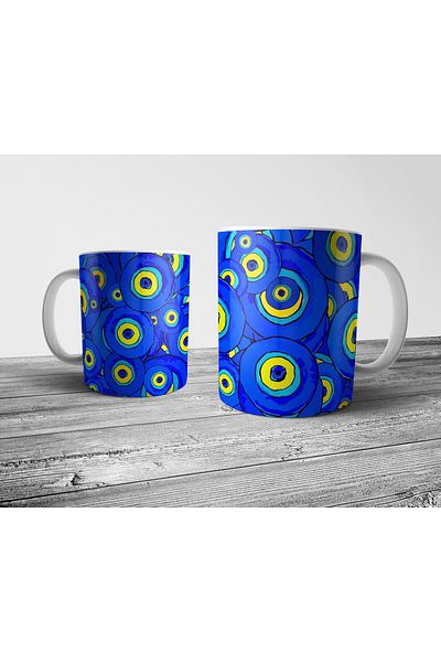 Pixxa Evil Eye Bead Mug Cup Model 4