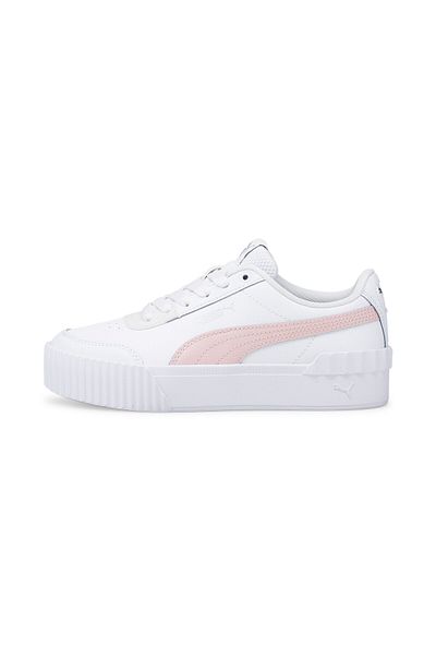 Puma Youth Girls Carina Lift Trainers Sneakers - White