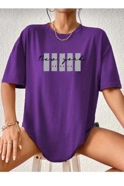 KOZİA OUTDOORS Μαλκότσομπεϊ Νέα Υόρκη Μπρούκλιν εμπριμέ υπερμεγέθη unisex βασ...