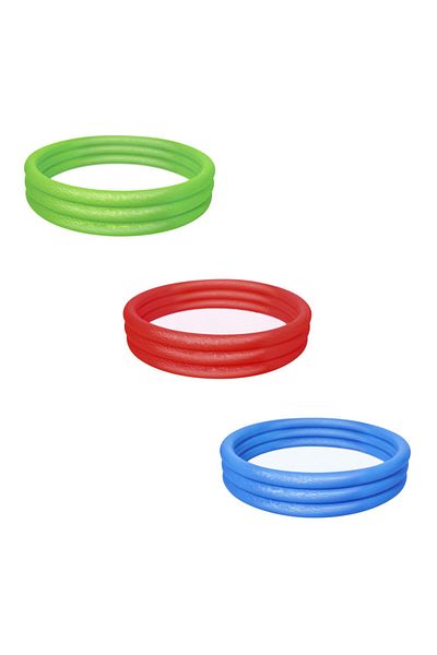 BESTWAY Asst. 3-Ring Pool183X33Cm -26-51027