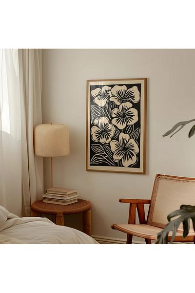 Dekorsiahome One Piece Wooden Frame Living Room Hall Kitchen Table Tk0572