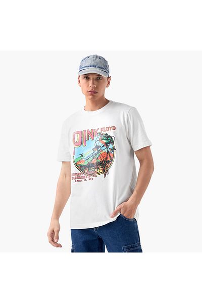 FAV Pink Floyd Graphic Print T-shirt