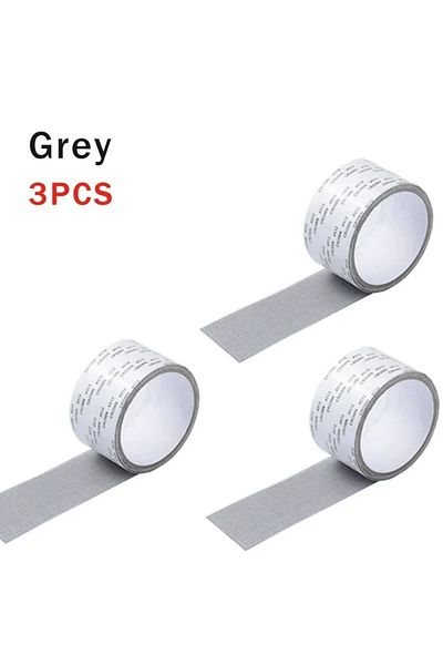 Choice 3pcs-grey Window Screen Tape Anti-mosquito Screen Repair Subsidy Door Curtain Mosquito Net Hole Patc