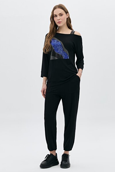 DAIDO Side Sequin Stripe Trousers