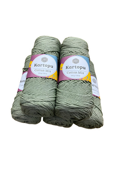 Kartopu مجموعة من 5 خيوط حياكة يدوية من مزيج القطن