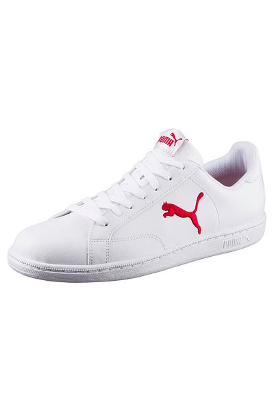 Puma Unisex Smash Cat Leather Trainers Sneakers - White