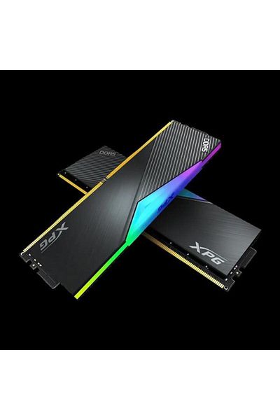 XPG 32Gb (2X 16Gb) Ddr5 6000Mhz Cl30 Rgb Dual Kit Pc Ram Lancer Ax5U6000C3016G-Dclarbk