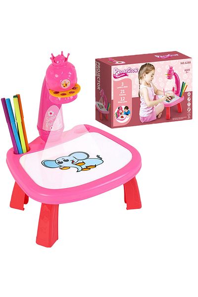 Pitikot ucarie educationala tip tabla Pitikot®, masuta de desenat cu proiector, cu hologram