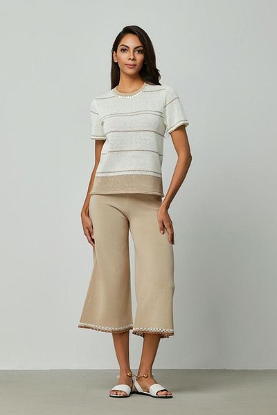 femi9 loose cut knit pants