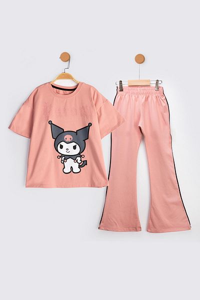 Lmn Kurmi Printed Spanish Trousers Girl's Suit