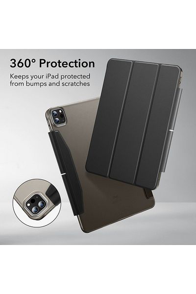 ESR Case for iPad Pro 13 (2024), Book type, Ascend Trifold ESR - Black