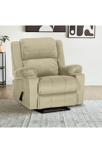 Lazy Vibes Heaven | Velvet Rocking Recliner Chair