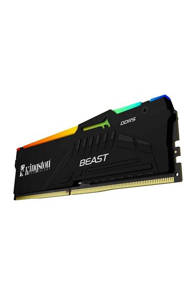 Kingston Beast Rgb Kf560C36Bbe2A-16Tr 16Gb (1X16) Ddr5 6000Mhz Cl36 Black Gaming Ram (Memory)