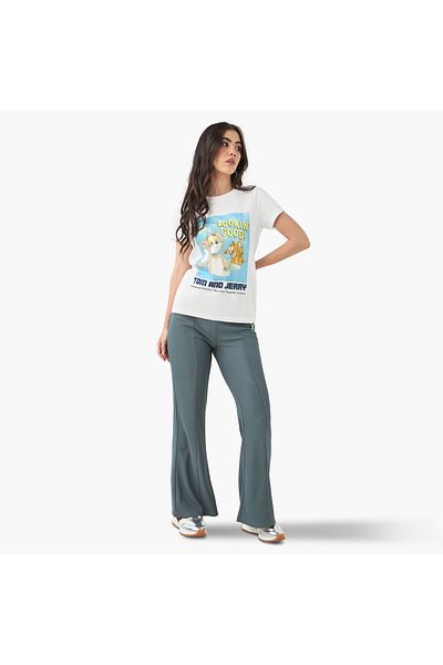 SP Characters Tom and Jerry Print T-shirt