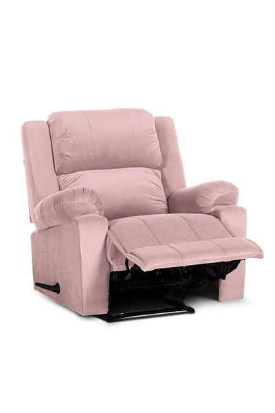 Lazy Vibes Heaven | Velvet Rocking & Rotating Recliner Chair