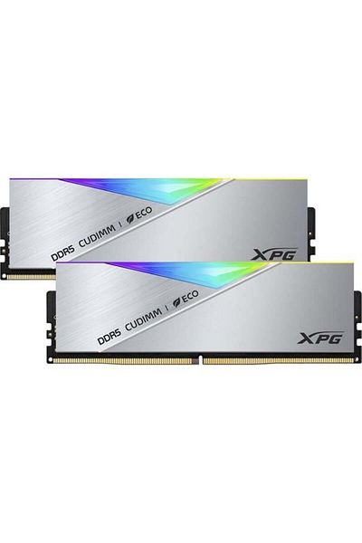 XPG 48Gb (2X 24Gb) Ddr5 Cudim 8400Mhz Cl40 Rgb Dual Scarce Pc Ram Lancer Silver Ax5Cu8400C4024G-Dclacr