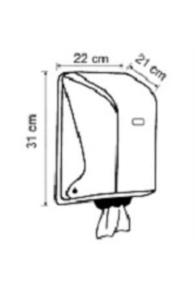 Vialli Og1T Internal Pull Paper Towel Dispenser Transparent