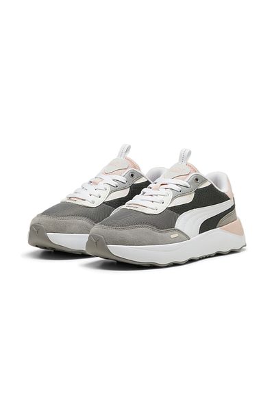Puma Womens Runtamed Platform Sneakers - Gray