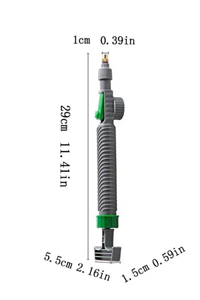 CİYU TİCARET Basınçlı yıkama tabancası manuel el püskürtücü su tabancası bahçe oto yıkama