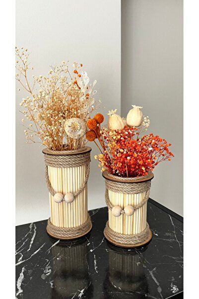 Home İkili vazo seti çiçekler dahil