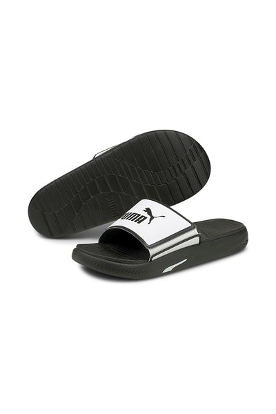 Puma Mens Softride Slides Sports Slippers - White