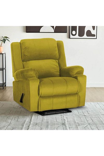 Lazy Vibes Heaven | Velvet Classic Recliner Chair