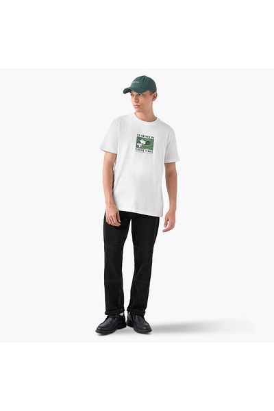 FAV Snoopy Print T-shirt with Crew Neck
