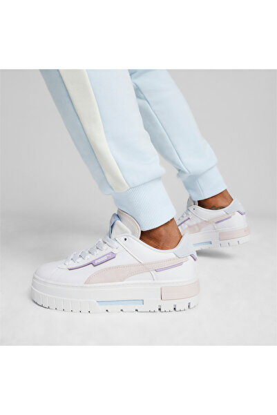 Puma Womens Mayze Crashed Sneakers - White