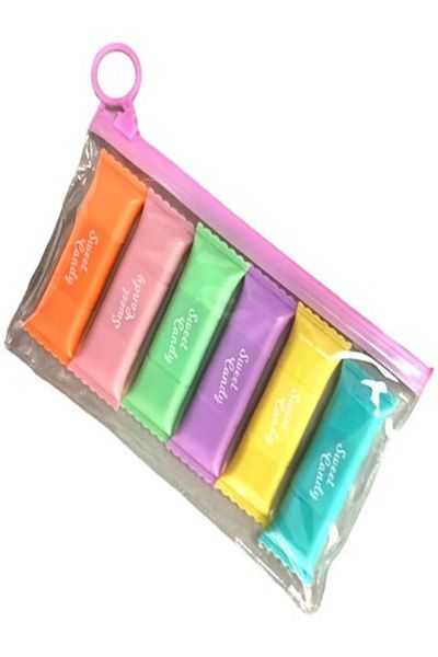 PARLAK EVREN Mixed Color 2 Different Models Set of 6 Highlighters