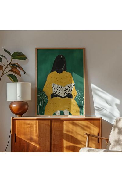 Dekorsiahome One Piece Wooden Frame Living Room Hall Kitchen Table Tk0612