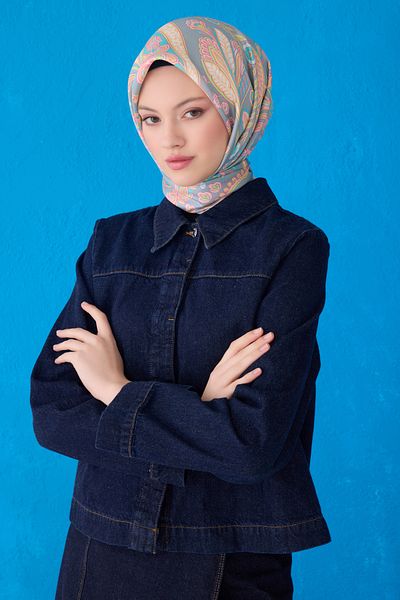 Belli Belli Pure Silk Scarf 4111D (Twill)-28