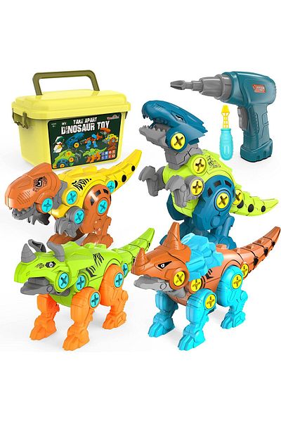 Pitikot Set de asamblare dinozauri Pitikot®, educational STEM pentru baieti si fete 3-8 ani