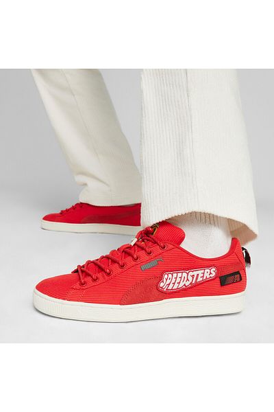 Puma Mens Scuderia Ferrari Clyde Sneakers - Red