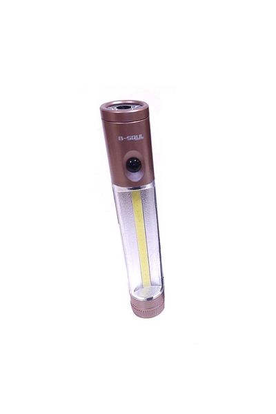 OEM LED work light, 3.2 x 19 cm, magnet, brown