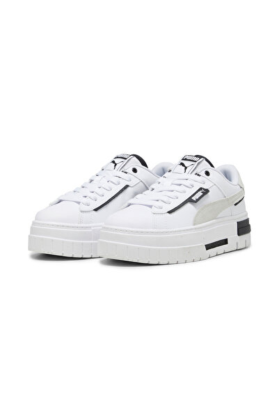 Puma Womens Mayze Crashed Sneakers - White
