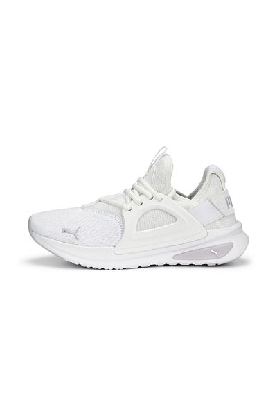 Puma حذاء جري سوفت رايد إنزو إيفو نوفا شاين للنساء - أبيض
