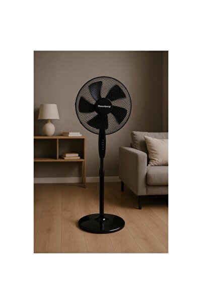 Hausberg Stojanový ventilátor HB5200 Speed, 40 cm, 3 rychlosti, časovač 1-2 hodiny