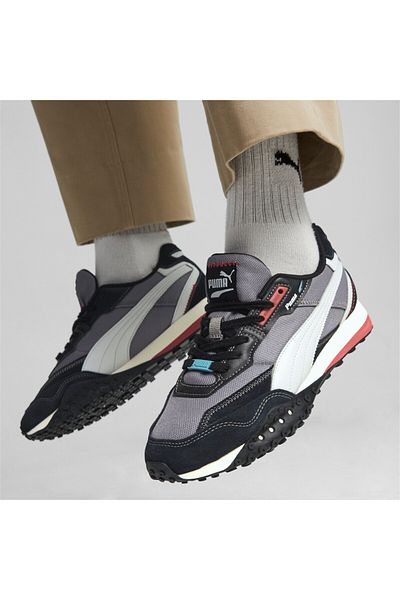 Puma Mens Blktop Rider Nostalgia Club Sneakers - Gray