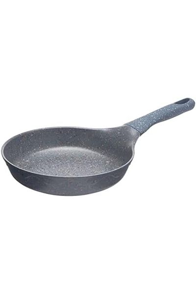ALSAIF Nonstick Aluminum Frying Pan Without Lid By , Size: 24 Cm, Color: Blue Granite