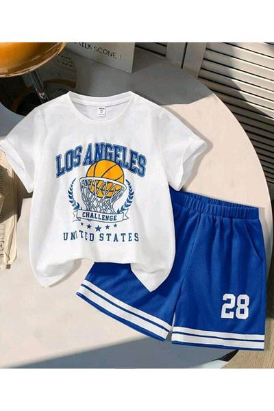 KOKOŞ BEBEK Los Angeles 2 Piece Set with Shorts