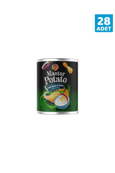 Master Potato Soğanlı & Ekşi Kremalı Cips 60g 28 Adet